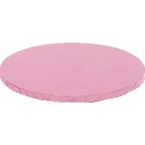 Kulatá podložka pod dort růžová 25 × 1,2 cm – Decora