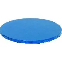 Kulatá podložka pod dort modrá 30 × 1,2 cm – Decora