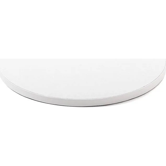 Podložka pod dort kruhová bílá 25 cm, síla 1,2 cm – Decora