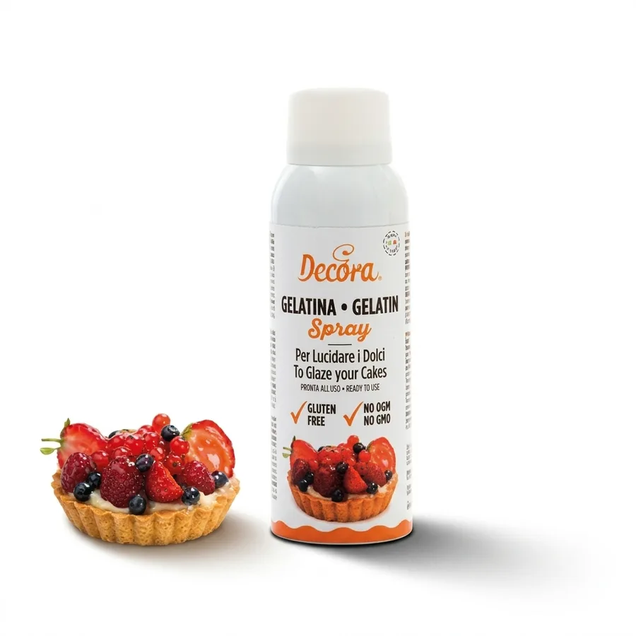 Želatina ve spreji pro lesk a svěžest ovoce 125 ml – Decora