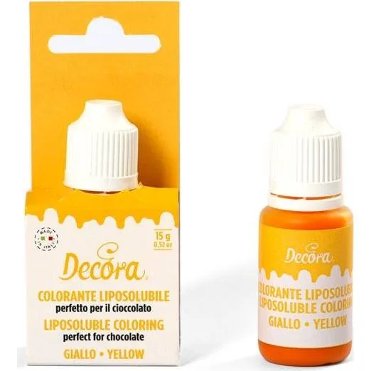 Barva do tuků žlutá 15 g – Decora