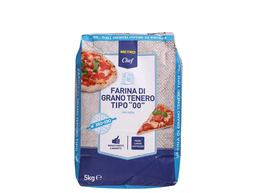 Mouka na pizzu typ 00 hladká pšeničná 5 kg – METRO Chef