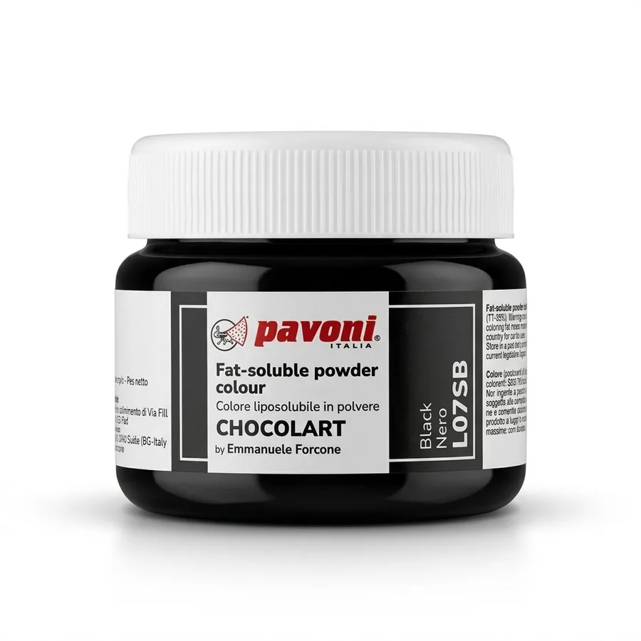 Barva na čokoládu černá 40 g – PAVONI