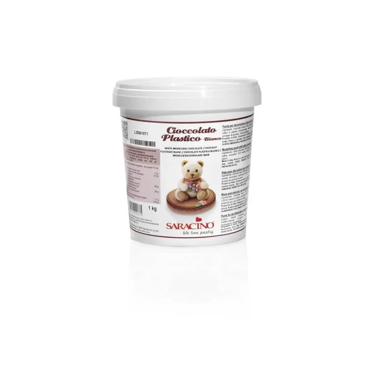 Modelovací čokoláda bílá 1 kg – Saracino