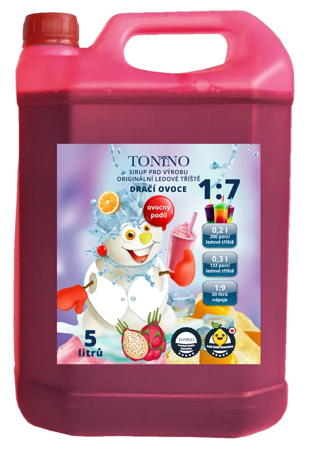 Sirup na ledovou tříšť dračí ovoce 5 l – TONINO