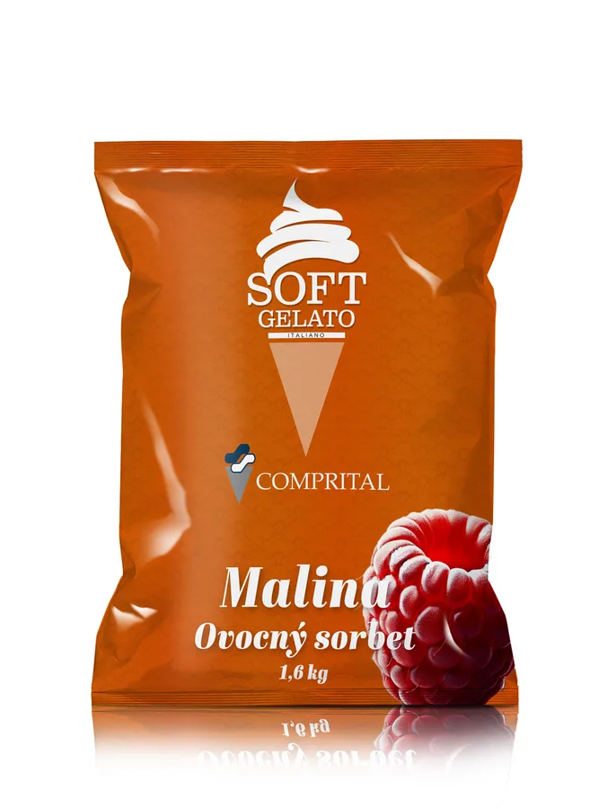 Směs na točený sorbet s příchutí maliny 1,6 kg – COMPRITAL