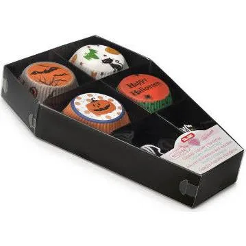 Cukrářské košíčky set Halloween ve tvaru rakve – Ibili