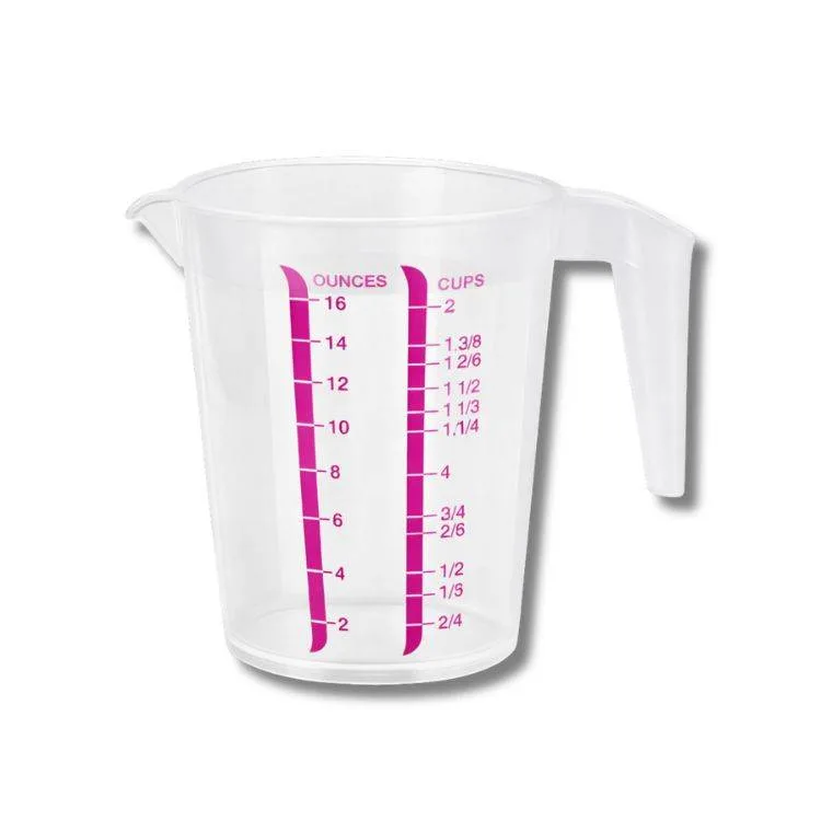 Plastová odměrka s nálevkou 0,5 l