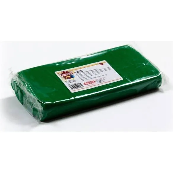 Potahovací hmota zelená 1 kg – Kelmy