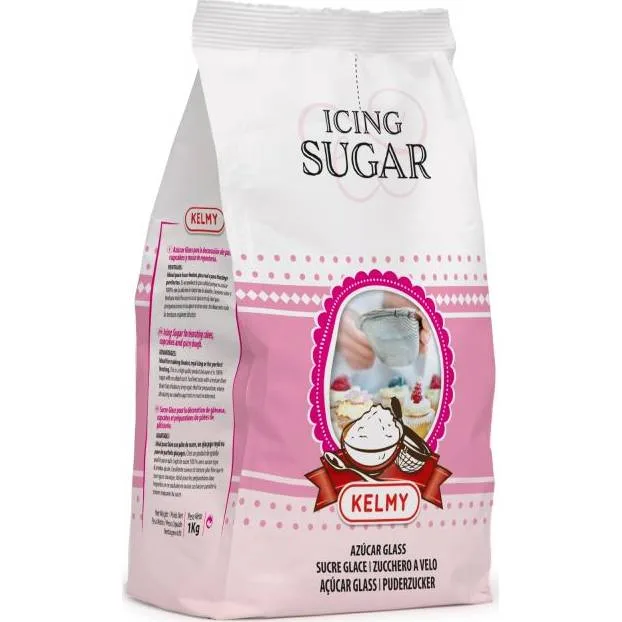 Extra jemný podsypový moučkový cukr 1 kg – Kelmy