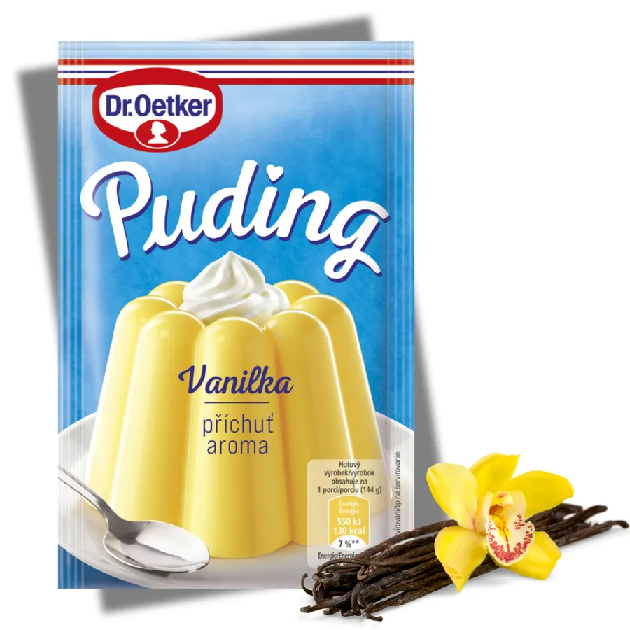 Puding s vanilkovou příchutí 38 g – Dr. Oetker