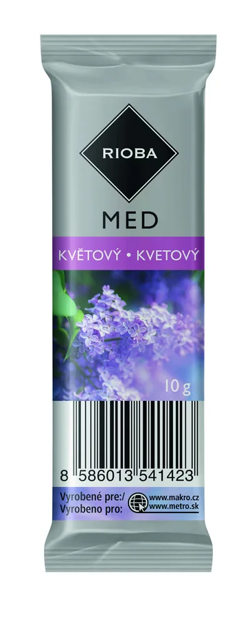 Květový med porcovaný 60 × 10 g – RIOBA