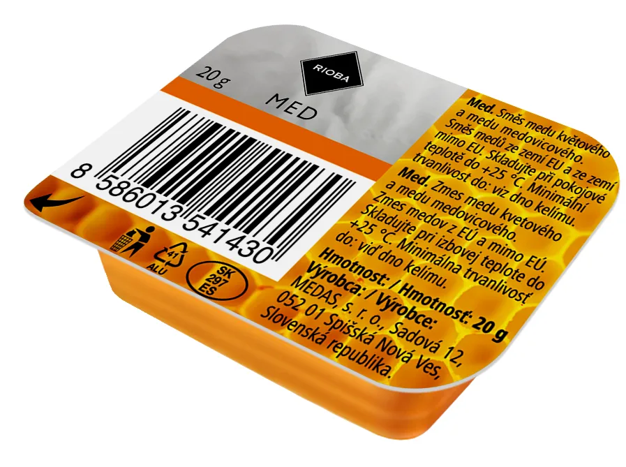 Med smíšený porcovaný 48 × 20 g – RIOBA