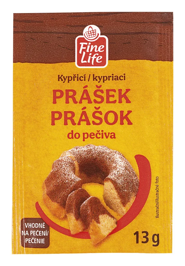 Kypřicí prášek do pečiva 13 g – Fine Life