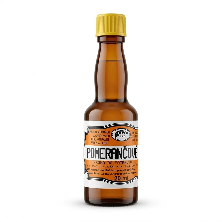 Pomerančové aroma do potravin 20 ml – Aroco