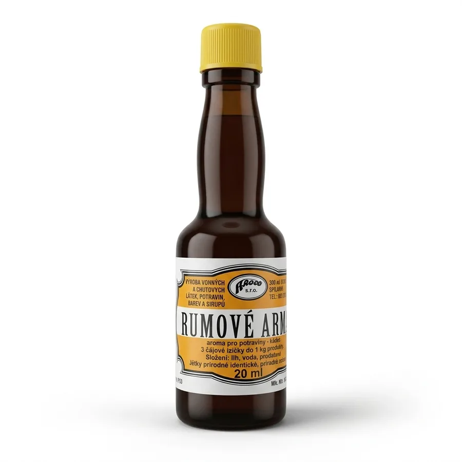 Rumové aroma tekuté pro cukrářské účely 20ml – AROCO