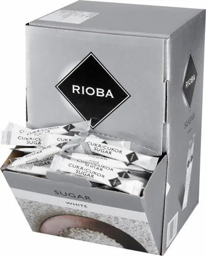 Porcovaný bílý cukr v tyčinkách 500 × 4 g – RIOBA