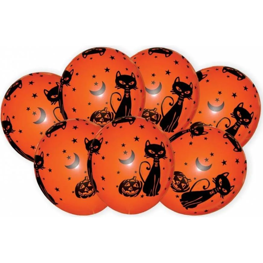 Balónky s motivem Halloween 7 ks – Alvarak