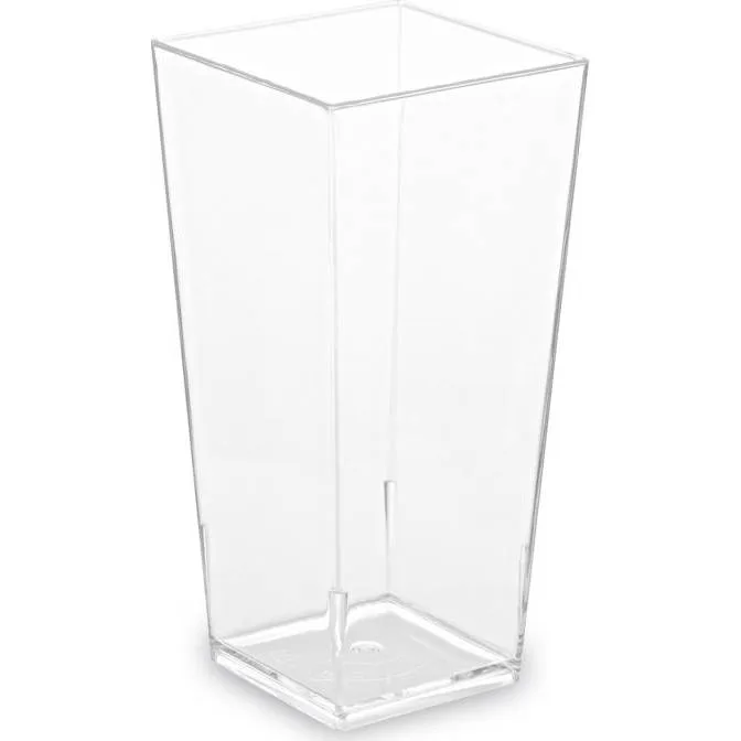 Fingerfood kelímek PS hranatý čirý 40 × 40 × 82 mm 85 ml, 40 ks – Wimex