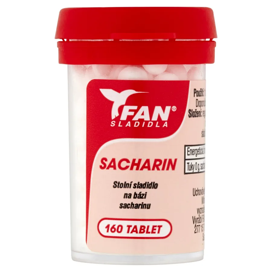 Fan Sacharin stolní sladidlo na bázi sacharinu 10 g – Fan