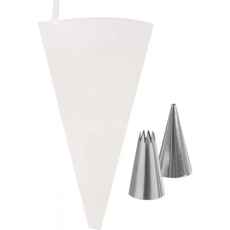 Cukrářský sáček sada se 2 špičkami, 30 cm – Orion