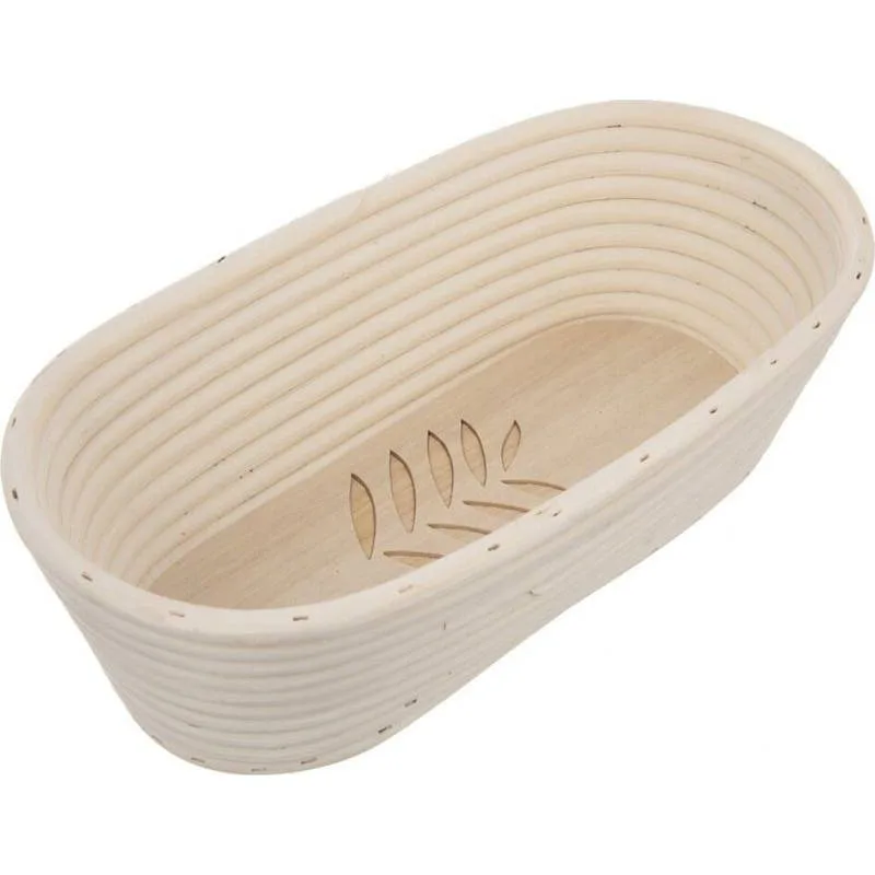 Ošatka na kynutí chleba Lístky oválná 32 × 15 × 9 cm – Orion