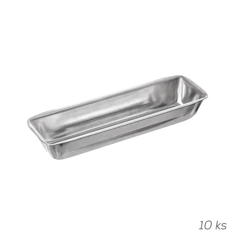 Plechové formičky na rakvičky 11 × 3,5 cm, 10 ks – Orion