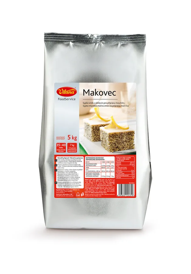 Směs na pečení Makovec 5 kg – Vitana