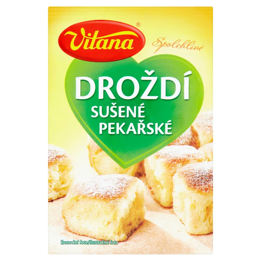 Sušené pekařské droždí 8 g – Vitana