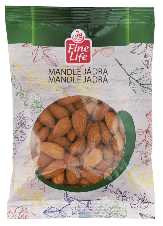 Neloupaná jádra mandlí 100 g – Fine Life