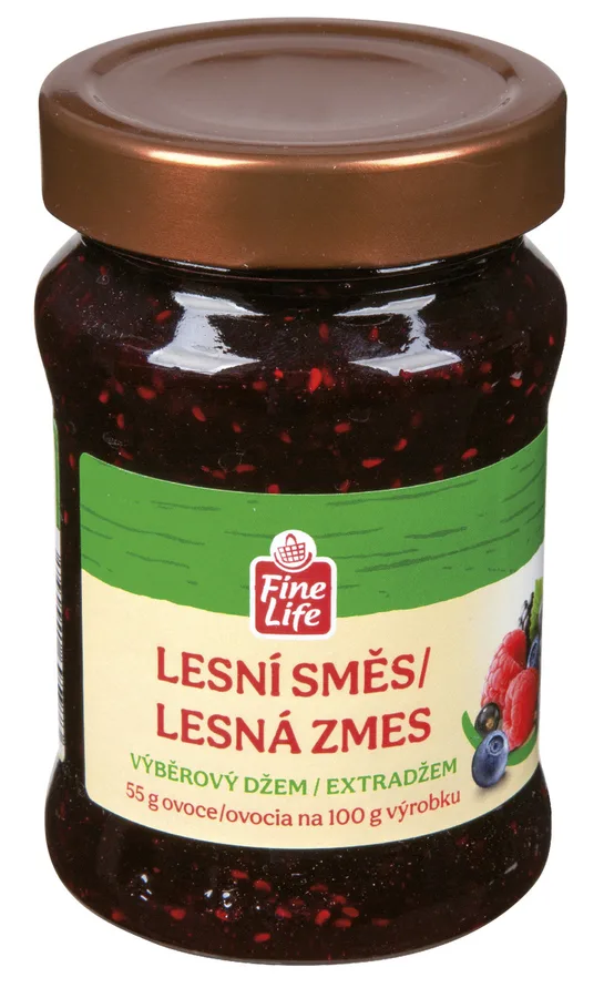 Džem výběrový lesní směs 340 g – Fine Life