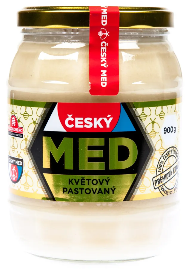 Květový med pastový 900 g – Medokomerc