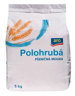 Pšeničná mouka polohrubá 5 kg – aro