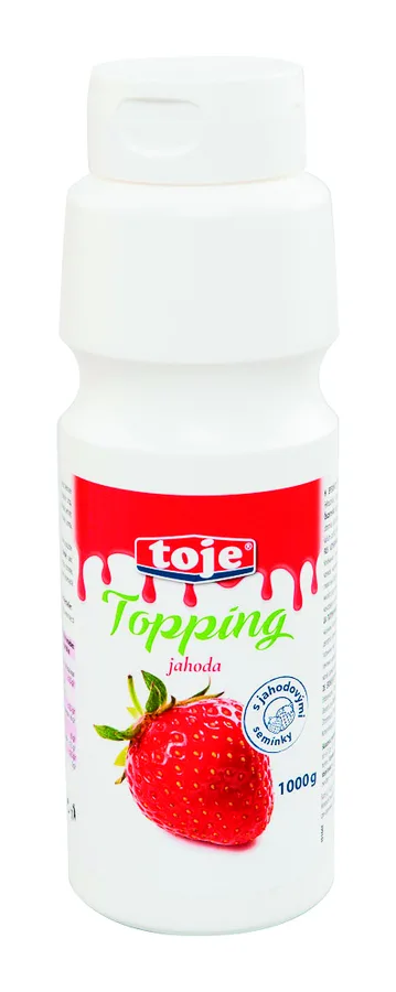 Jahodový topping se semínky 1 kg – Frujo