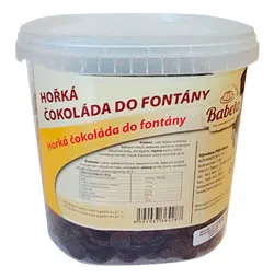 Hořká čokoláda do fontány 2 kg – KOVANDOVI