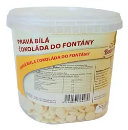 Bílá čokoláda do fontány 2 kg – KOVANDOVI