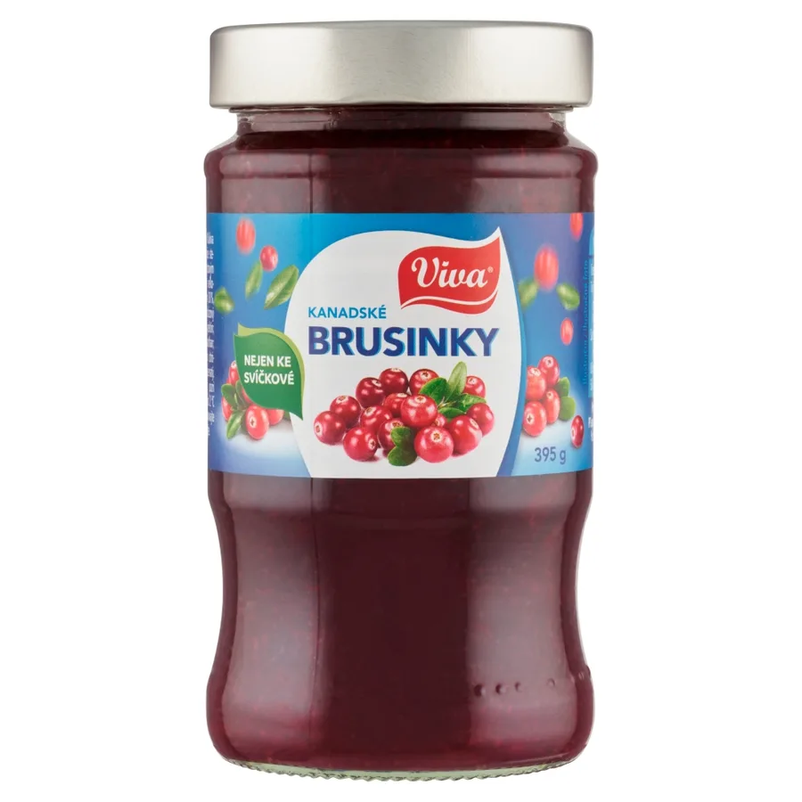 Brusinky sterilované 395 g – VIVA