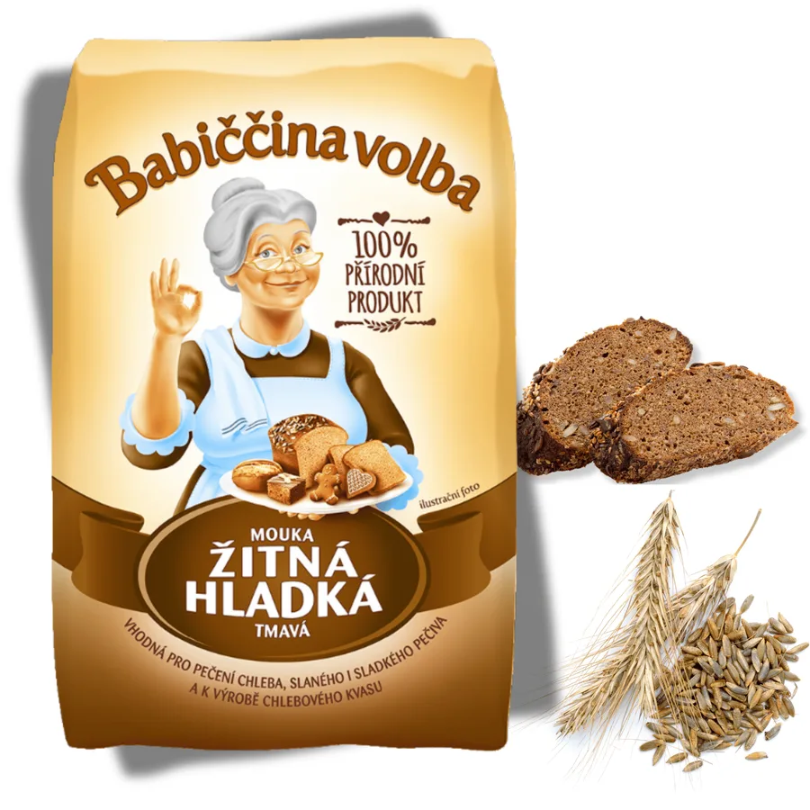 Žitná mouka chlebová 1 kg – Babiččina volba