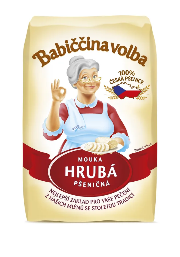 Mouka pšeničná hrubá 1 kg – Babiččina volba