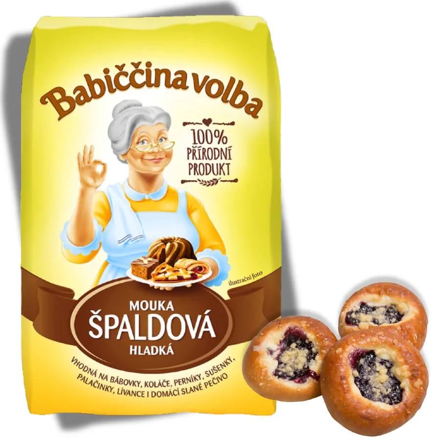 Špaldová mouka hladká pro pekaře a cukráře 1 kg – GoodMills Česko
