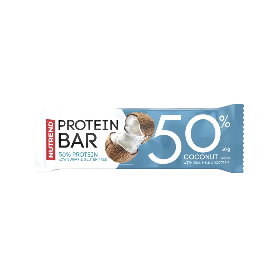 Proteinová tyčinka 50 % kokos 50 g – Nutrend