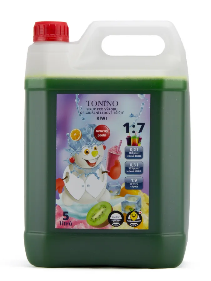 Sirup na ledovou tříšť a nápoje kiwi 5 l – Tonino