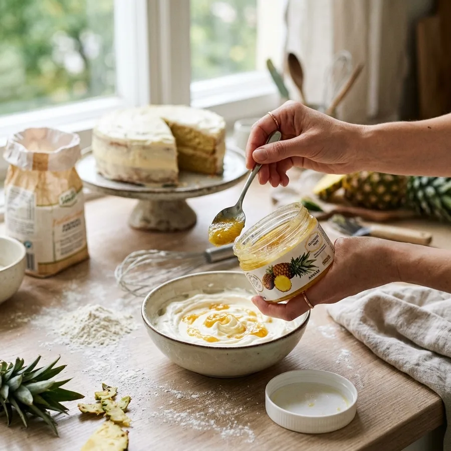 Ochucovací pasta Ananas do krému a těst 200 g – MEC3