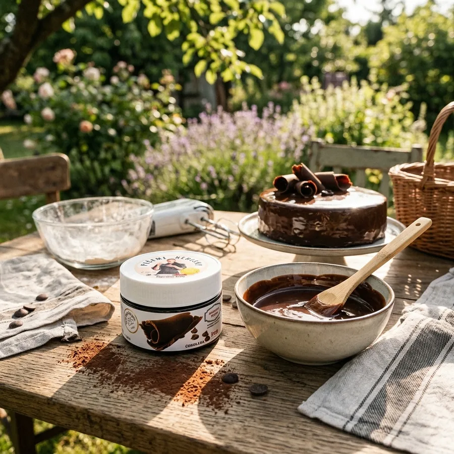 Zrcadlová poleva Farcitura čokoláda 250 g – IRCA