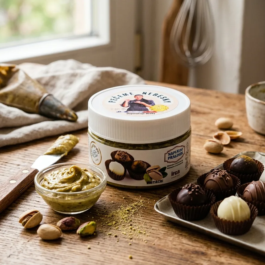 Křupavá pistáciová náplň Pralin Delicrisp 250 g – IRCA