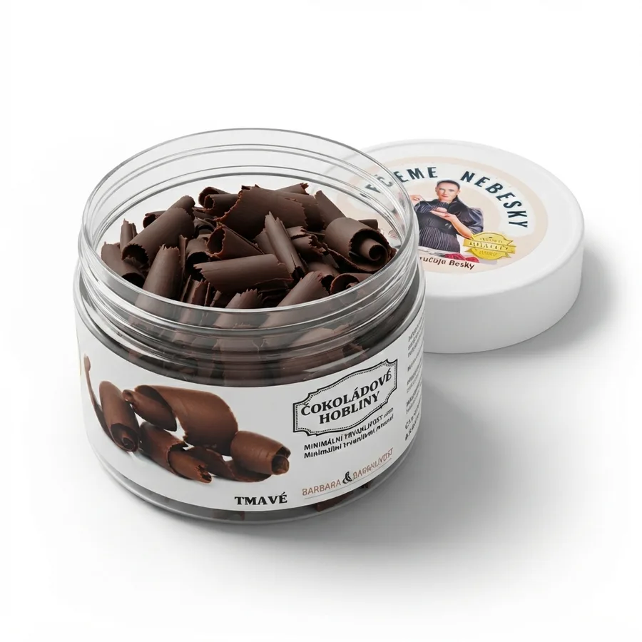 Čokoládové hobliny tmavé 80 g