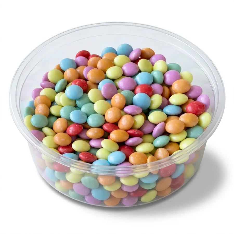Čokoládové mini lentilky barevné 80g – Eurocao