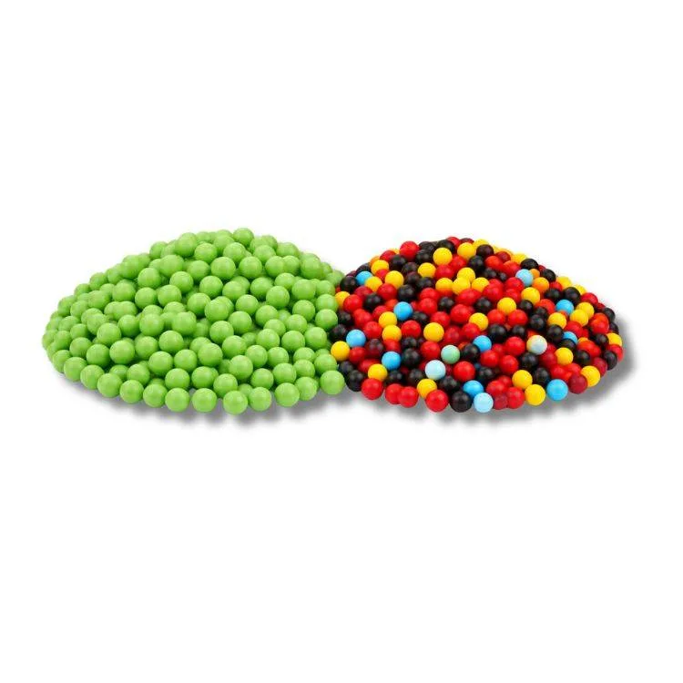 Cukrové perly světle zelené a Cars mix 5 mm 120 g – SweetArt