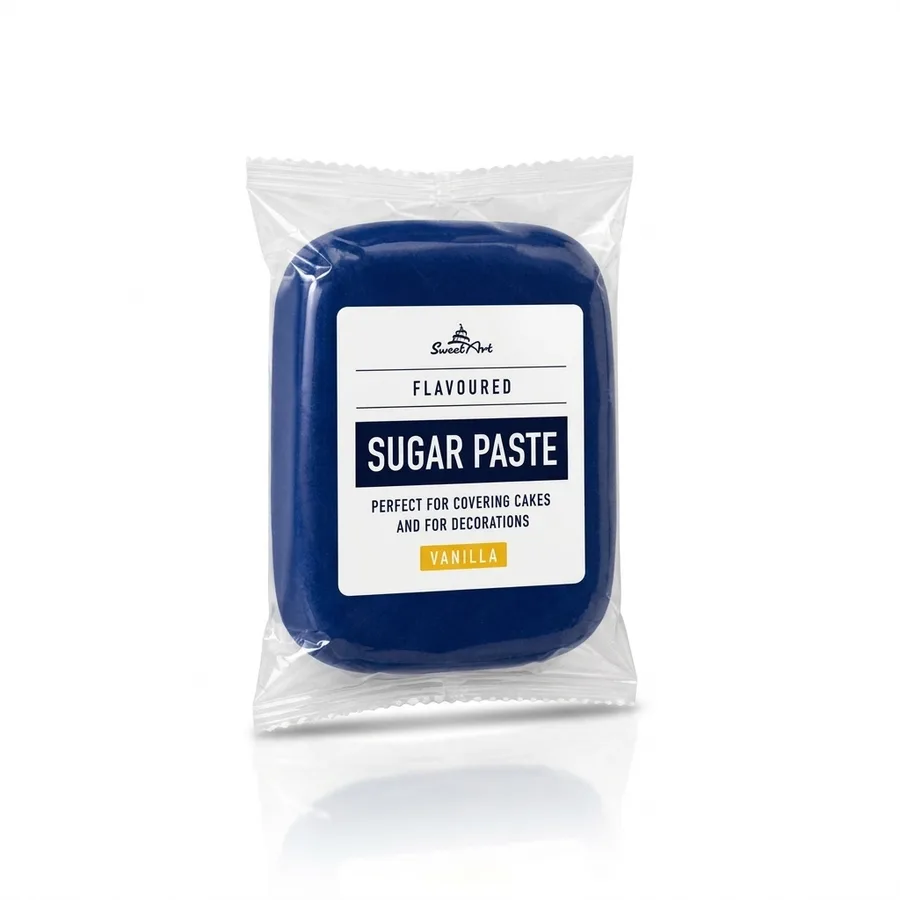 Fondán na dort tmavě modrý vanilkový 250 g – SweetArt