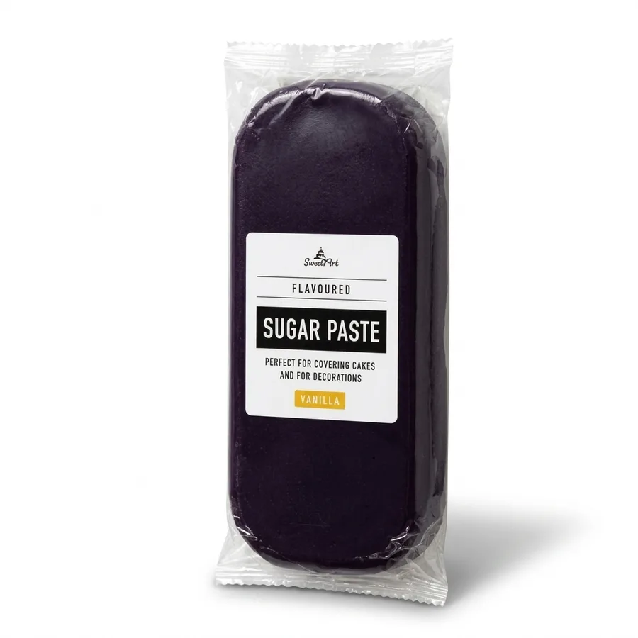 Fondán na dort tmavě fialový vanilkový 1 kg – SweetArt